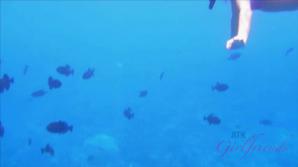 A full day in the ocean is perfect with Zoe.